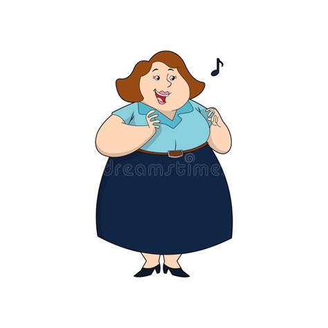 fat white cartoon|Cartoon Of A Fat White Women stock illustrations.